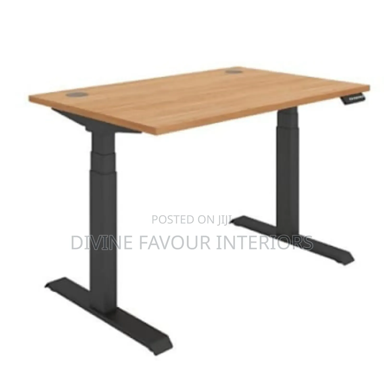 Morden Electric Walnut Top Adjustable Standing Table