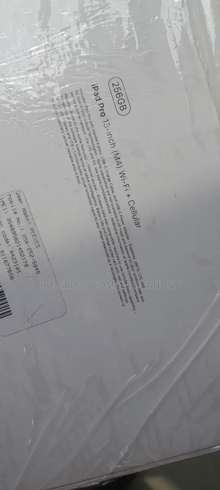 New Apple iPad Pro 13 (2024) 256 GB