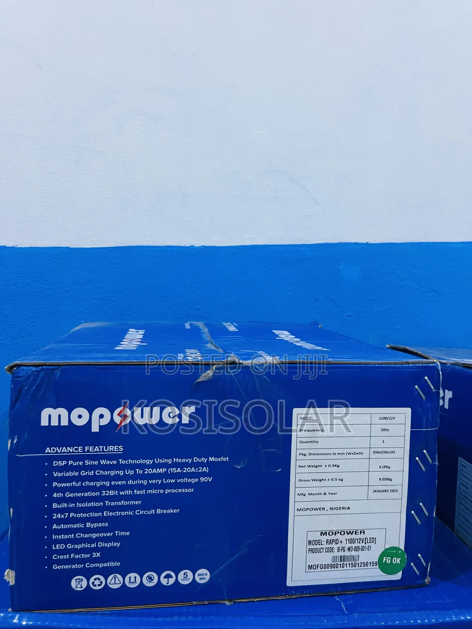 1kva 12v Mo Power Solar Inverter