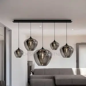 Luxury Modern Living Room, Dining Kitchen Chandelier Light