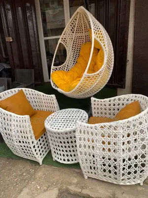 Swing Chair With Two Chairs and Centre Stool
