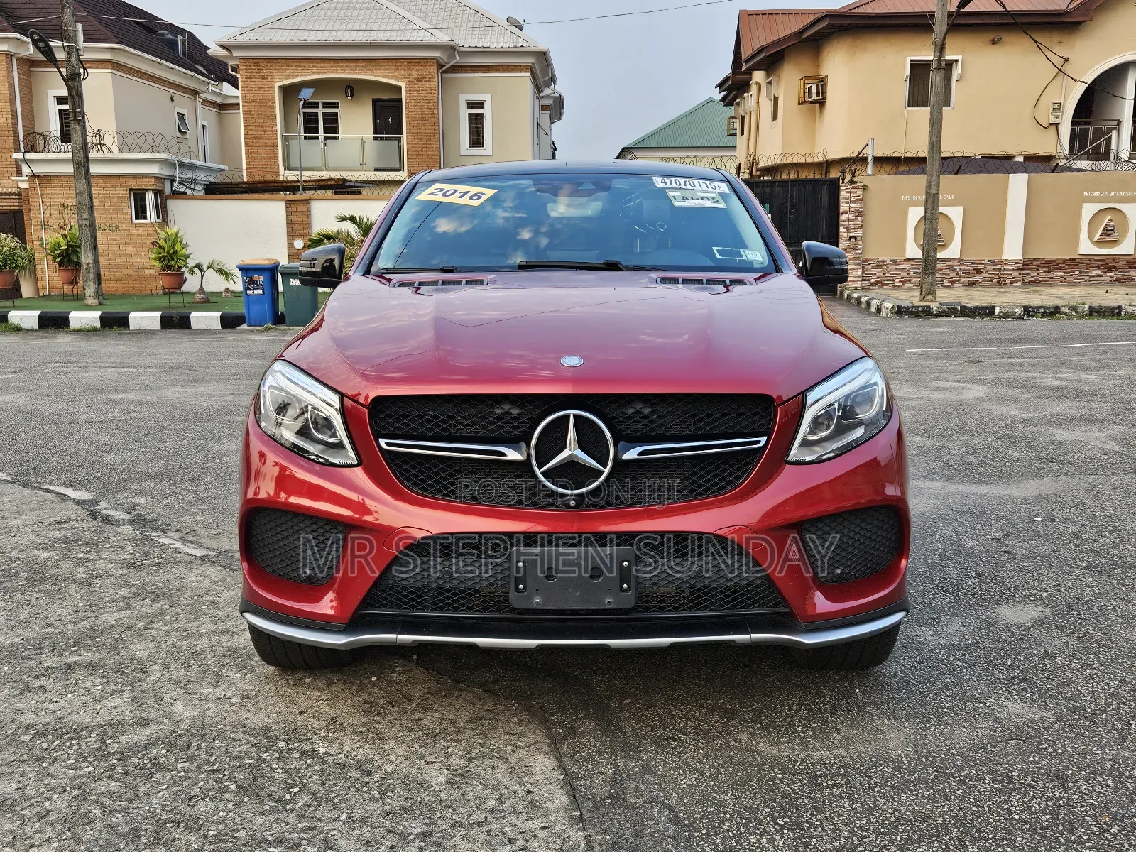 Mercedes-Benz GLE-Class 2016 Red