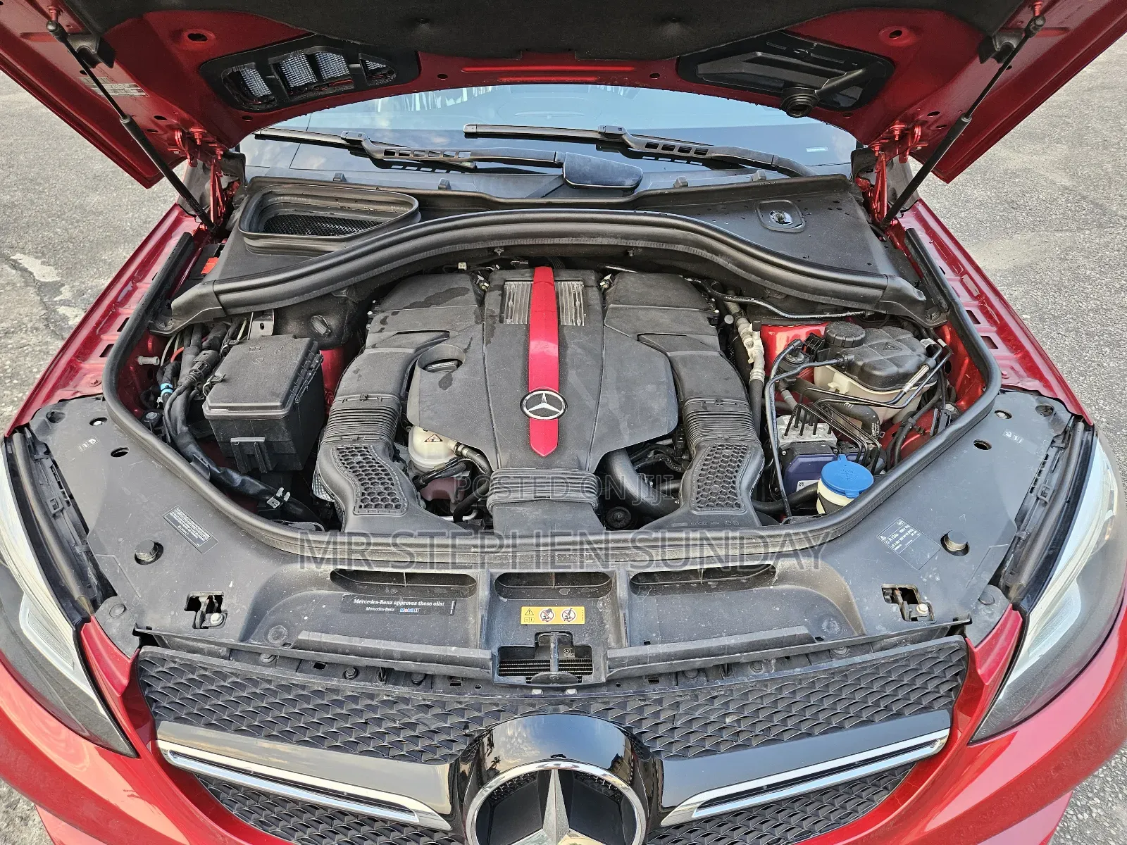 Mercedes-Benz GLE-Class 2016 Red
