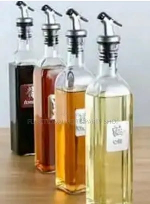 Glass Oil Dispenser Bottles With Pour Spouts