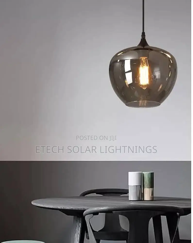 Modern Glass Single Pendant Chandelier Light