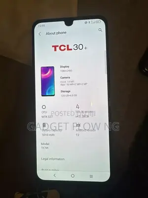 TCL 30 5G 128 GB Black