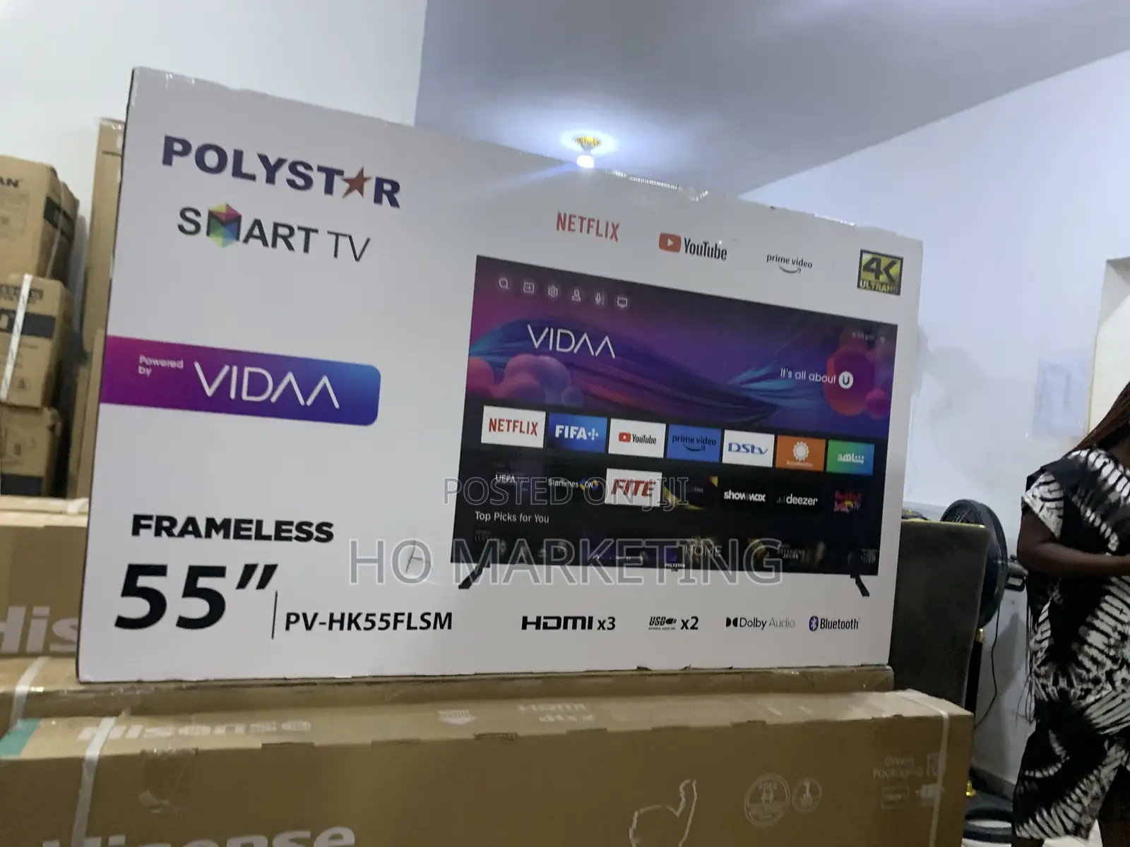 Experience Like Never Before – Polystar 55” Smart Uhd Tv