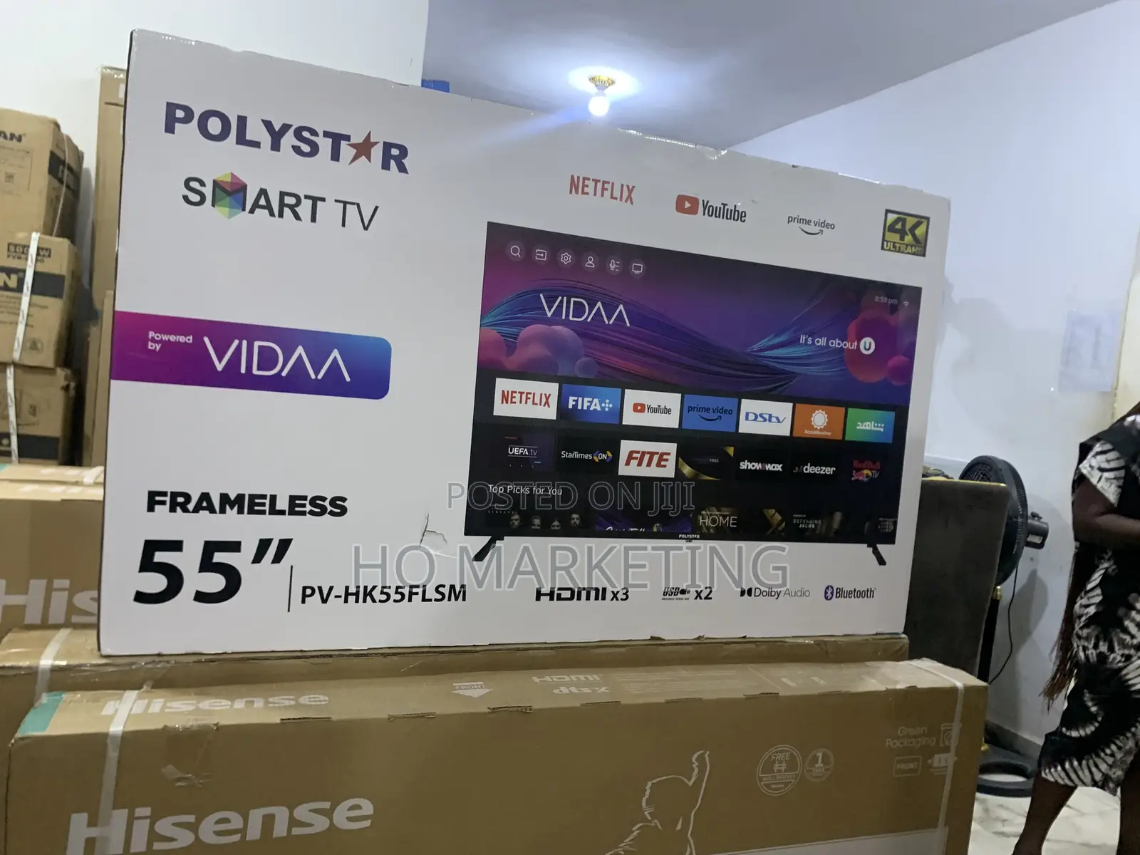 Experience Like Never Before – Polystar 55” Smart Uhd Tv