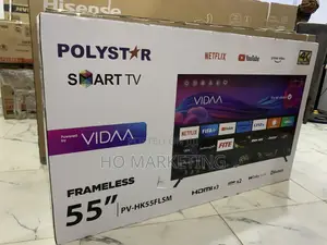 Immersive Viewing Redefined – Polystar 55” Smart Tv