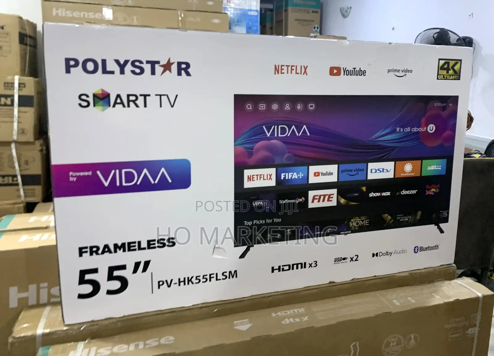 Brilliant Visuals, Smart Experience – Polystar 55" Uhd Tv