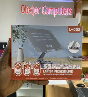 L-003 Stand Desktop Foldable 360° Rotatable Tablet, Laptop