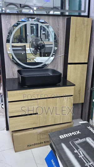 Cabinet and Countertop Black Basin