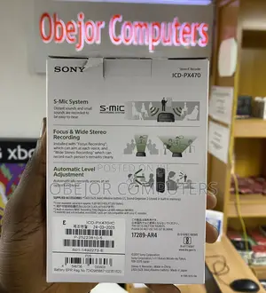 Sony Icd-Px470 Stereo Digital Voice Recorder