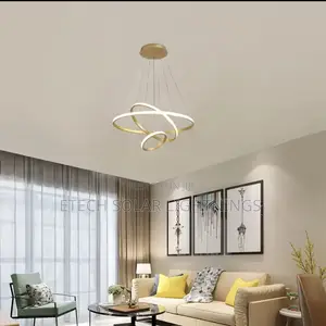 Modern Led Light 3 Ring Drop Chandelier Light