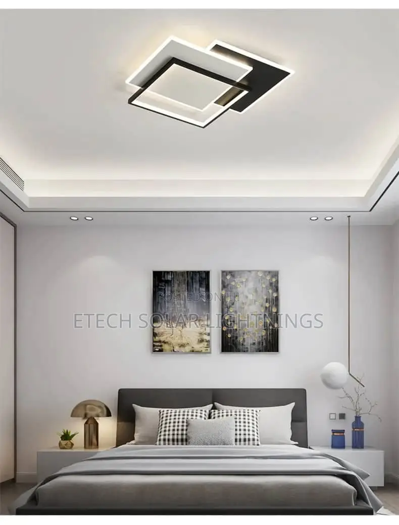 Modern Led Ceiling Flush Living Room Bedroom Chandelier