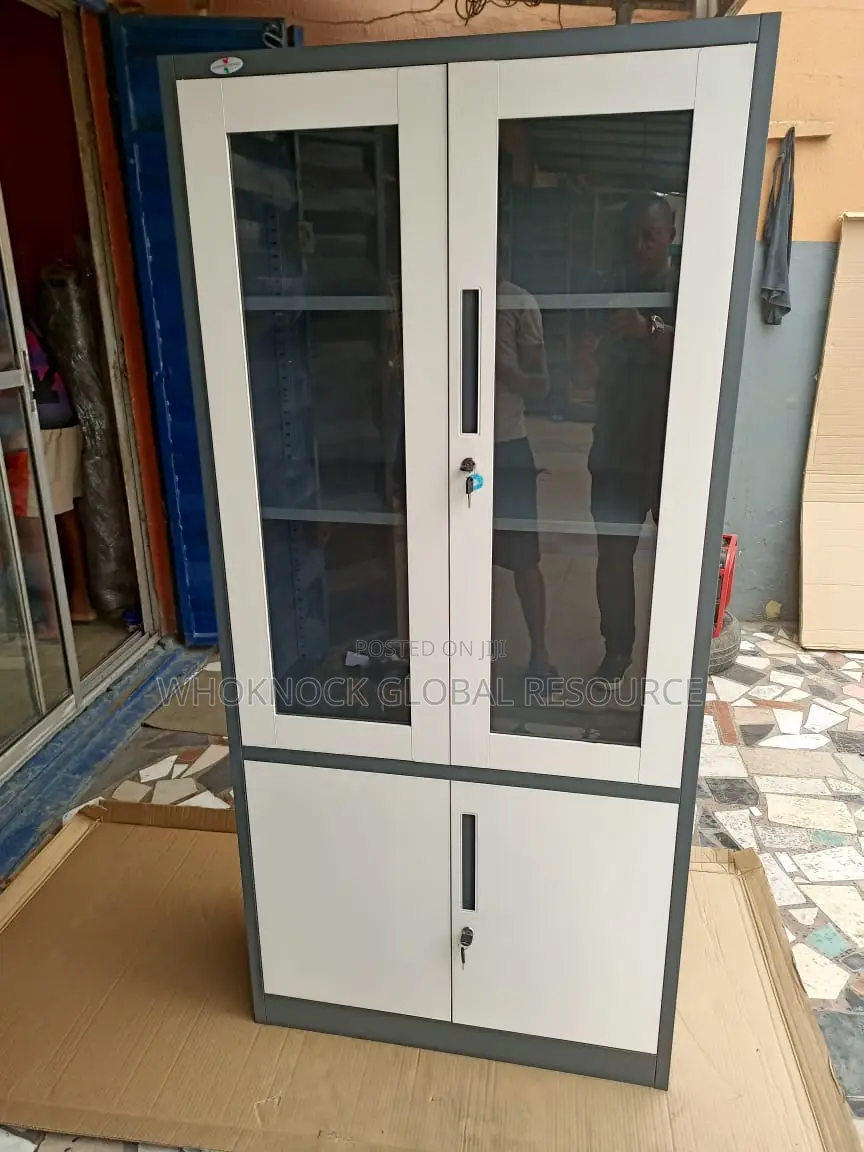 Book Case Half Glass Door