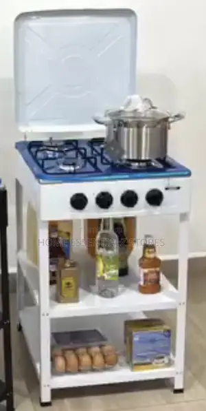 Free Stand 4-Burners Gas Cooker.