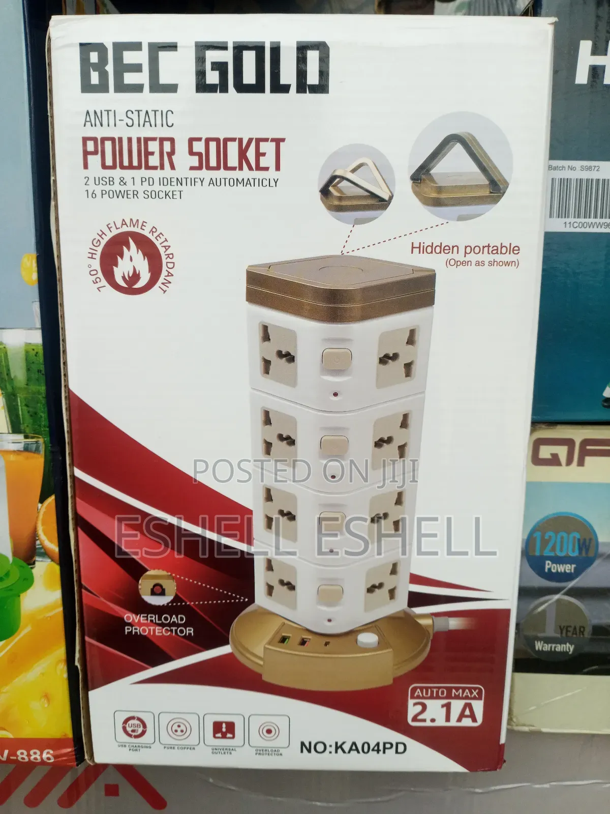 Bec Gold Anti Static Power Sucket
