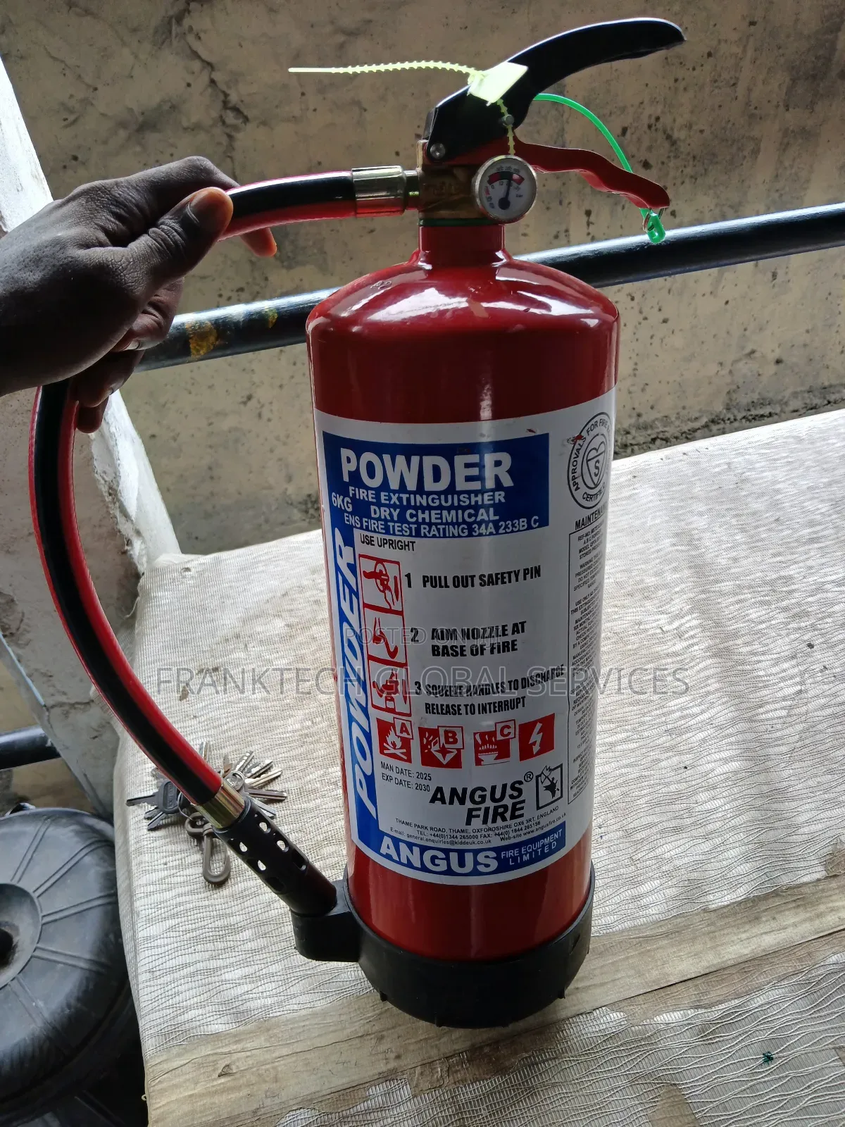 6kg Powder Fire Extinguisher