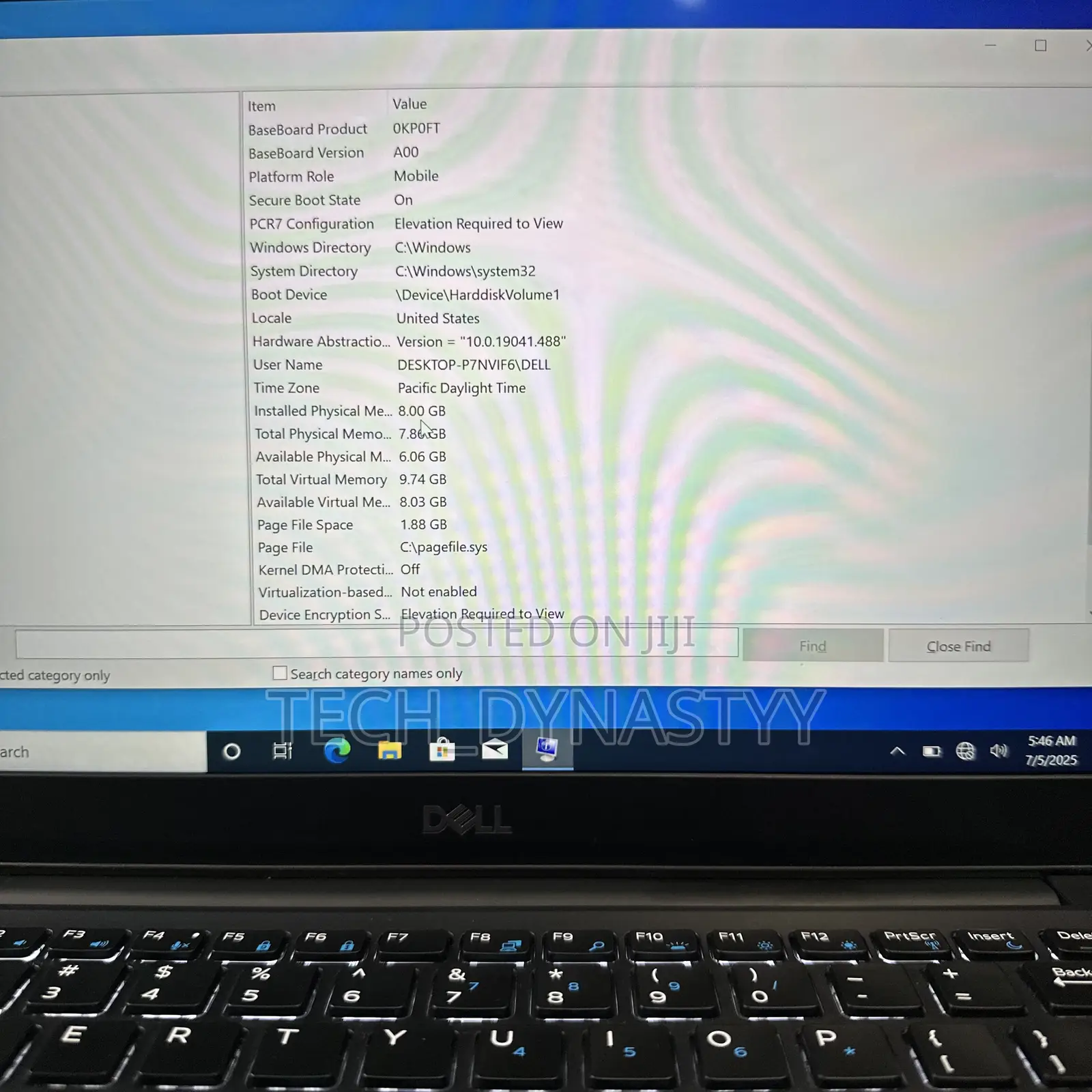 Laptop Dell Latitude 7490 8GB Intel Core I5 SSD 256GB
