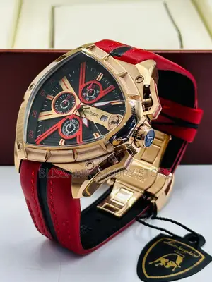 Lamborghini Premium Luxury Quality Leather Wristwatches