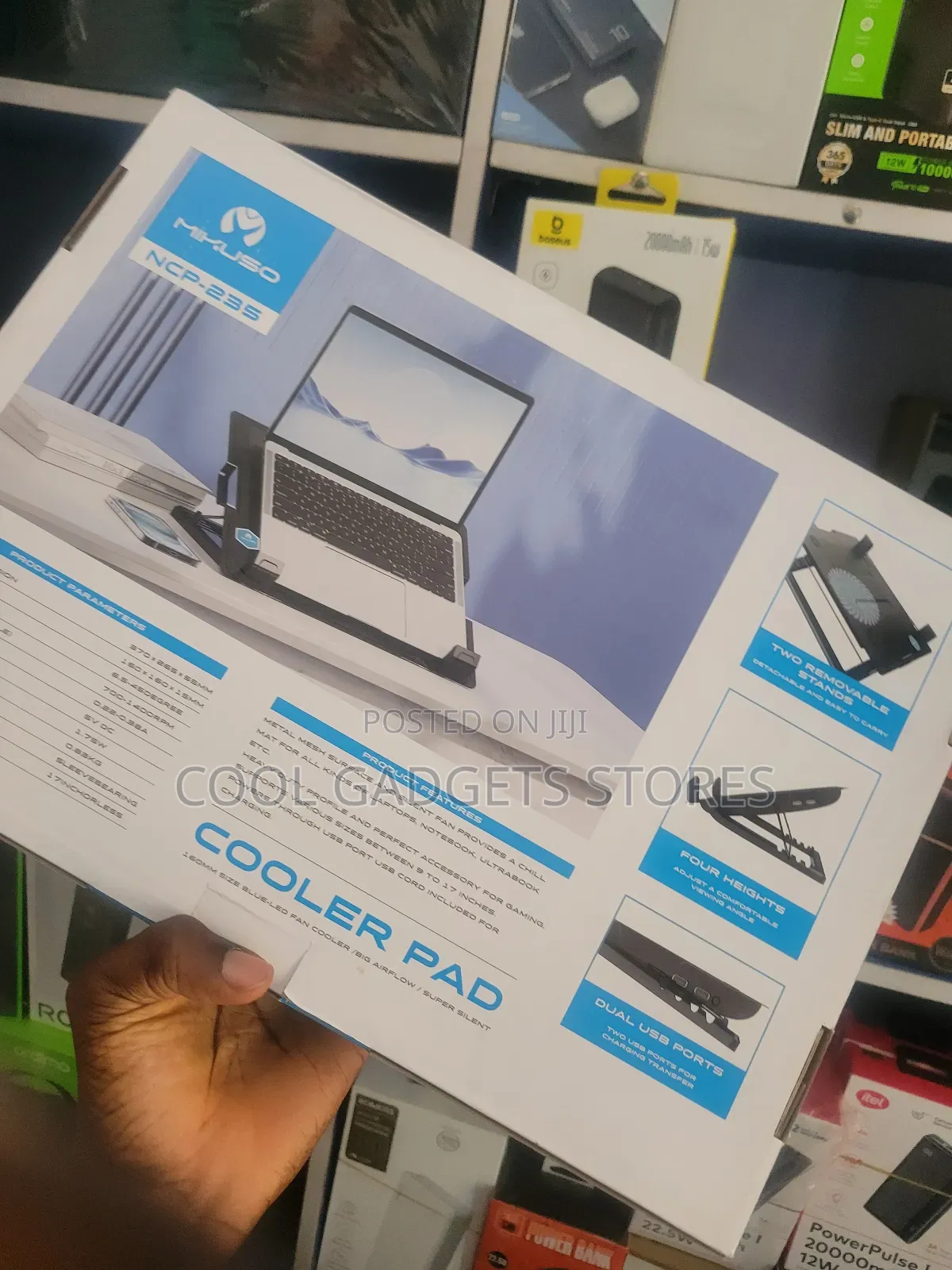 Laptop Stand With Cooling Pad