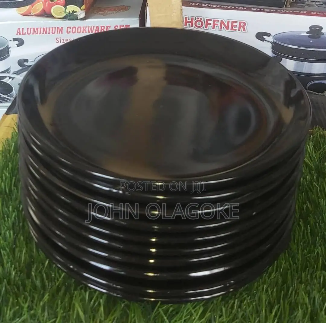 10.5" Awo Black Plate for Luxury Dinning