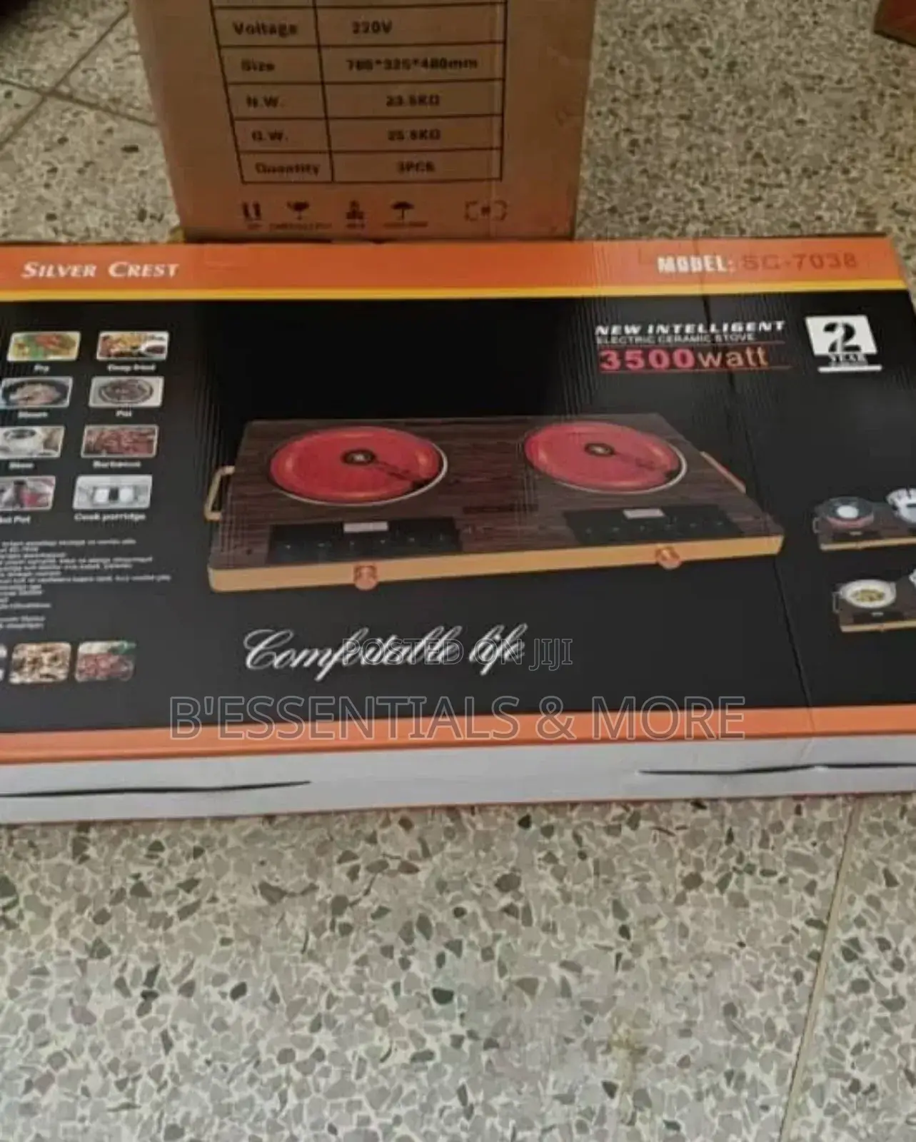 Silver Crest Double Face Infrared Cooker , 3500w
