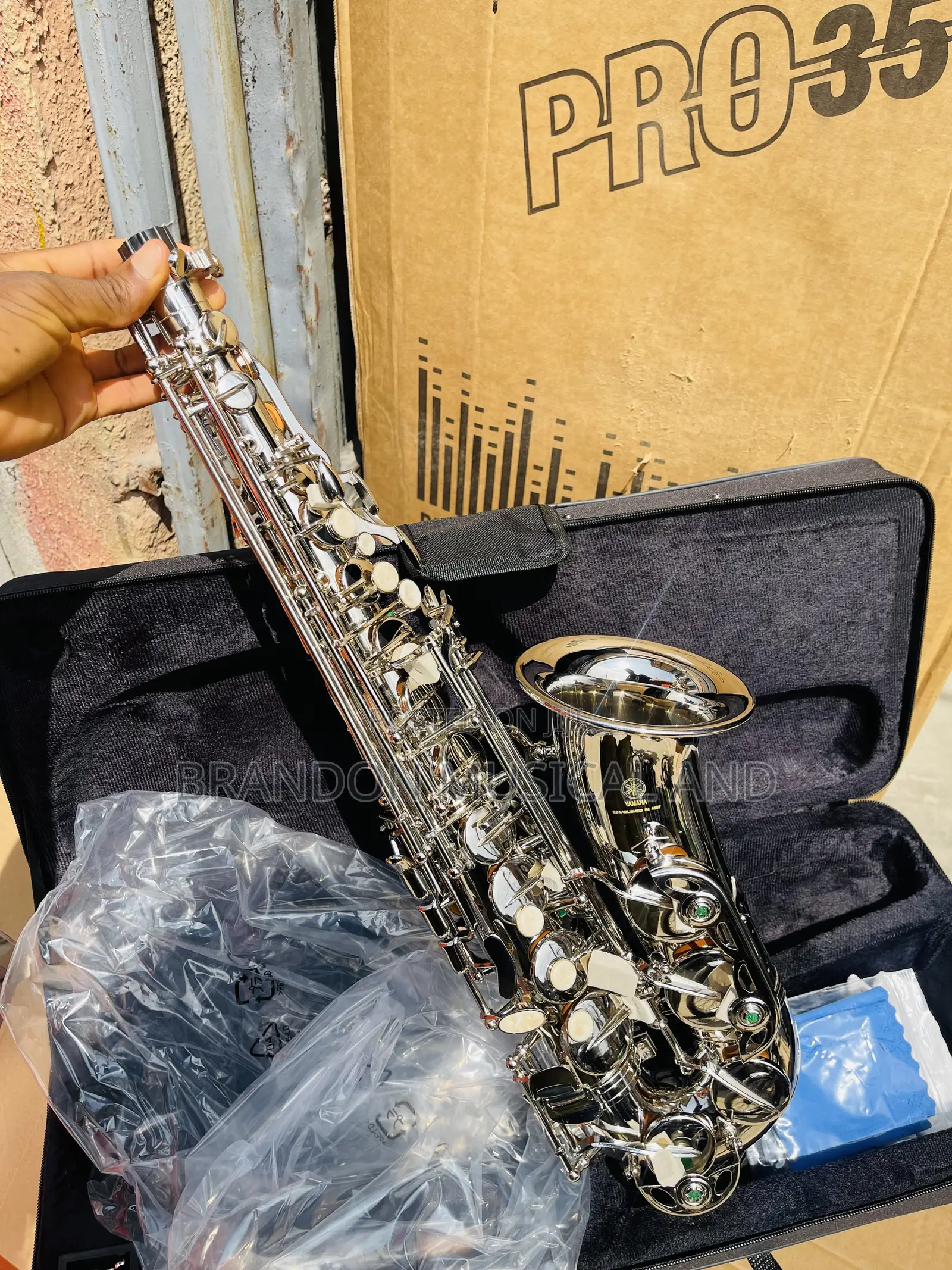 Yamaha Silver Alto Saxophone
