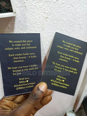 100 Unit of Sharp Di Thank You Cards