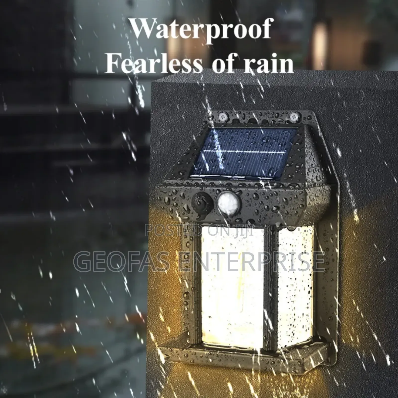 Double,Triple Waterproof High Sensor Wall Solar Powered Lamp