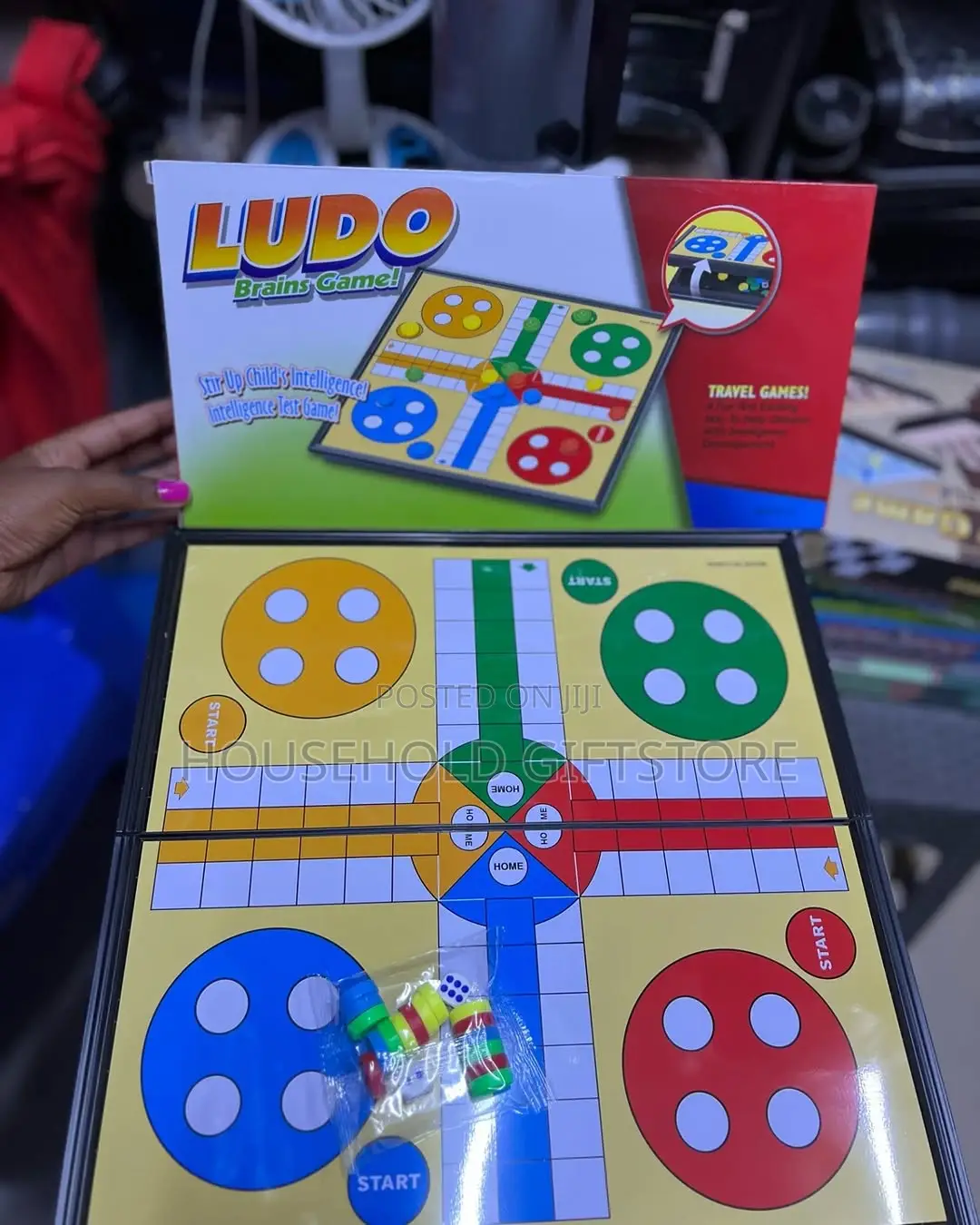 Foldable Magnetic Ludo Game Board