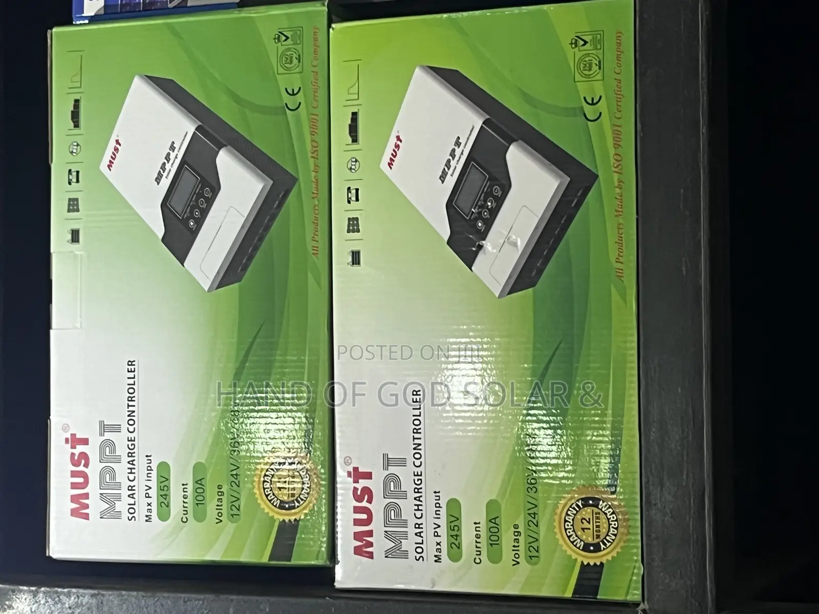 100ah Must MPPT Charge Controller