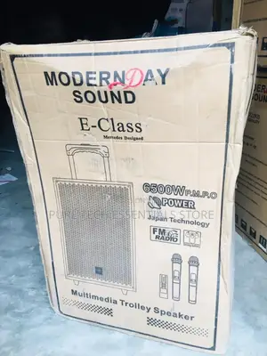 Modern Day 15" Inches Speaker 6500wattt With Two Microphone
