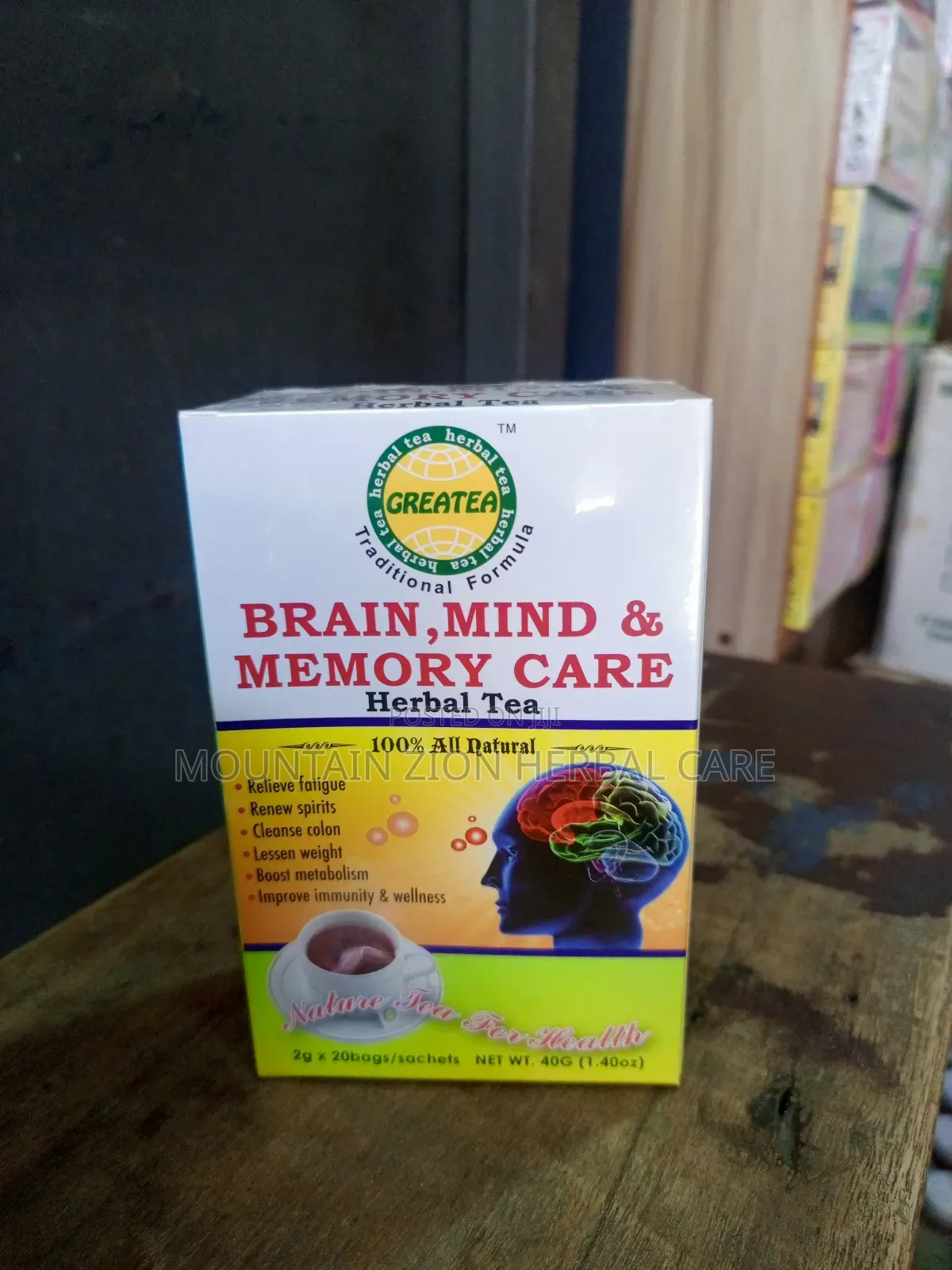 Brain, Mind and Memory Care Herbal Tea
