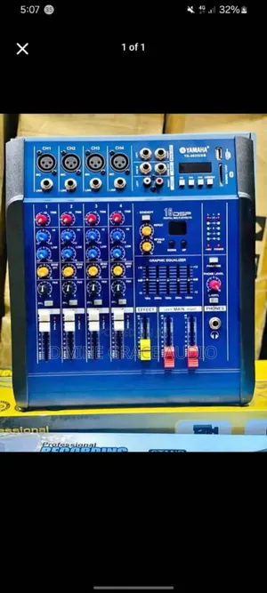 4 Channel Powered Mixer