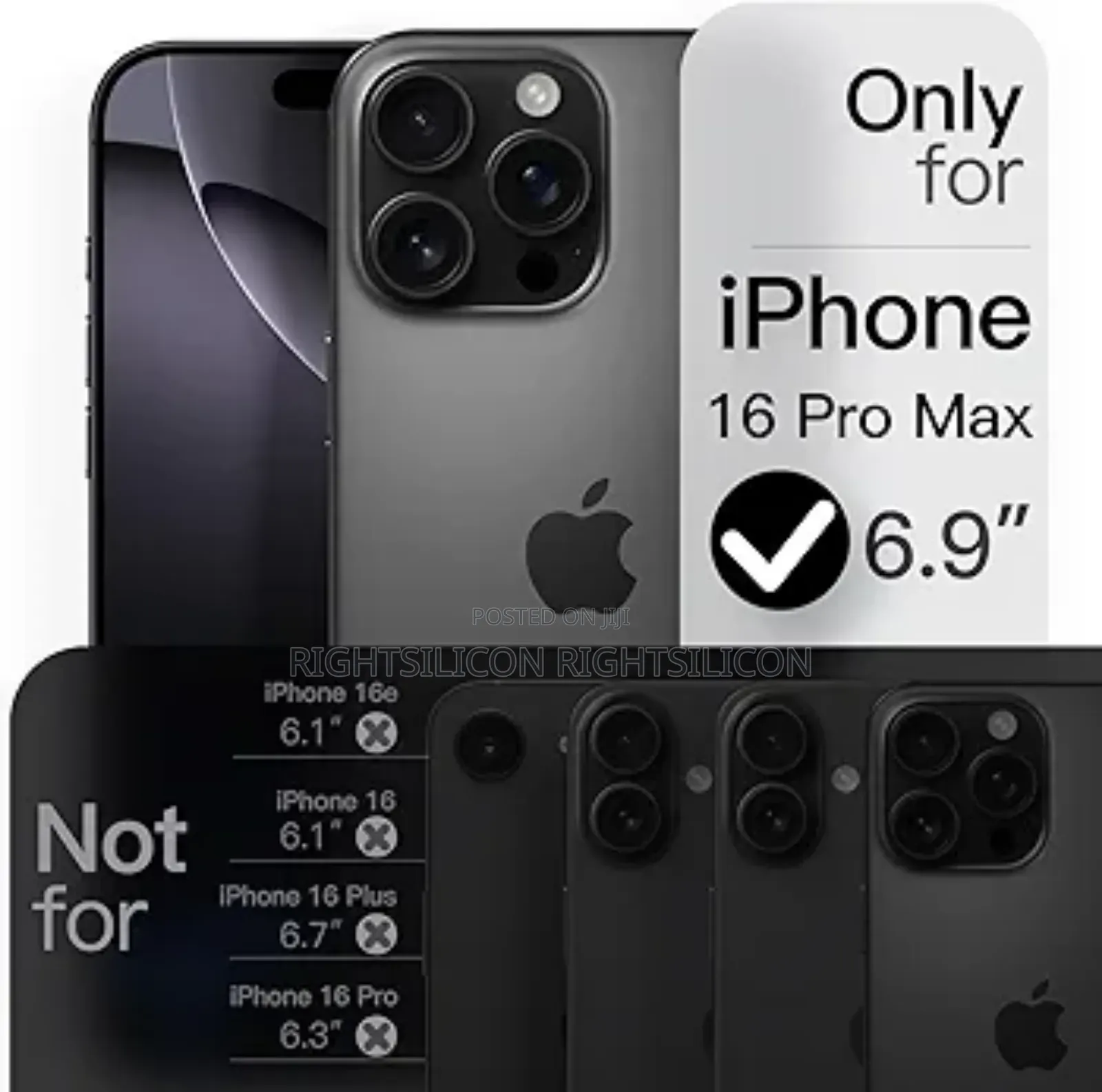 Usa Jetech Slim Case for iPhone 16 Pro Max 6.9-Inch