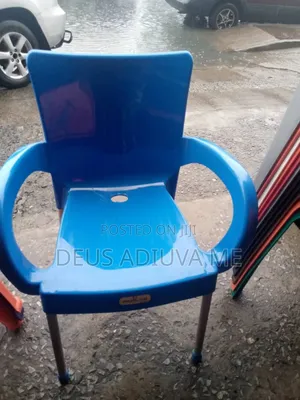 Plastic Chair With Iron Leg