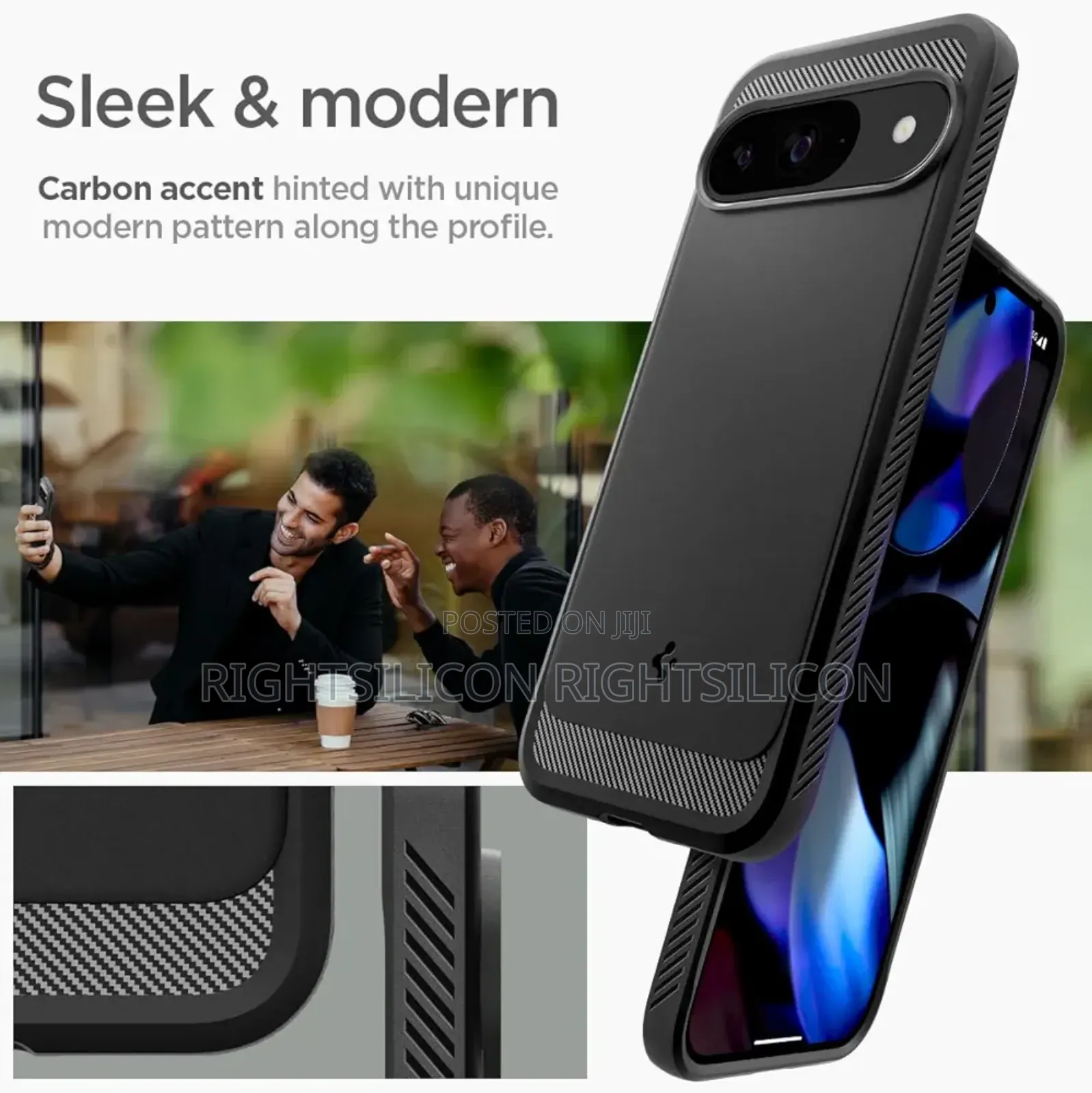 Usa Spigen Rugged Armor Case Compatible With Google Pixel