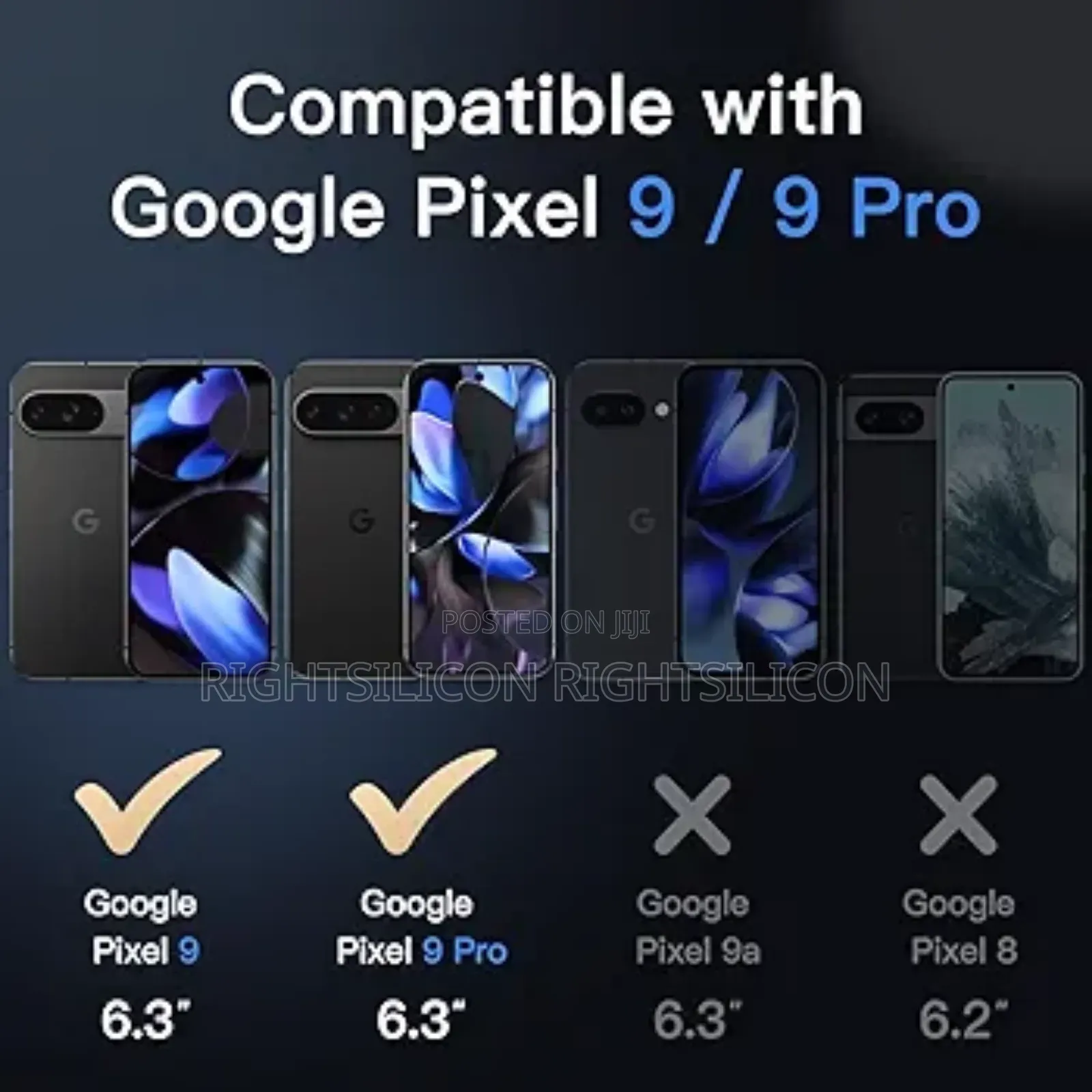 Usa Jetech Magnetic Case for Google Pixel 9/9 Pro 2024,