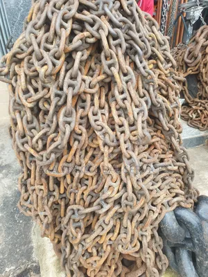 Black 30 Mm Mild Steel Stud Anchor Chain