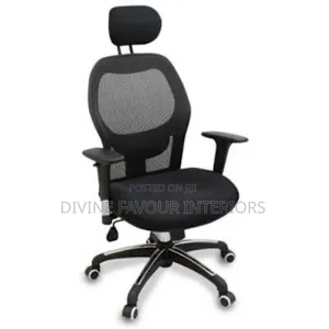 Director Mesh Fabric Office Chair With Headrest