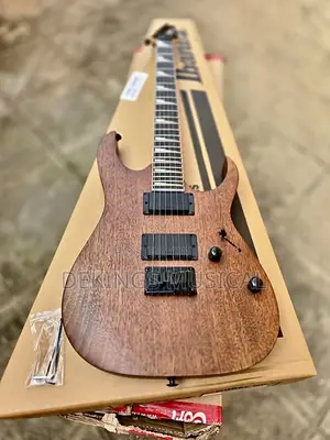 Ibanez Grg121dx Electric Guitar in a Walnut Flat Finish.