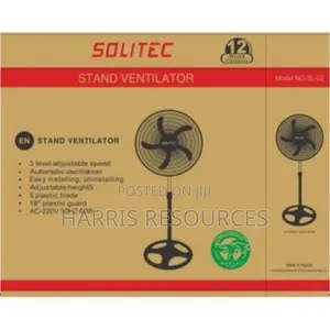 Solitec Standing Fan 18 Inches