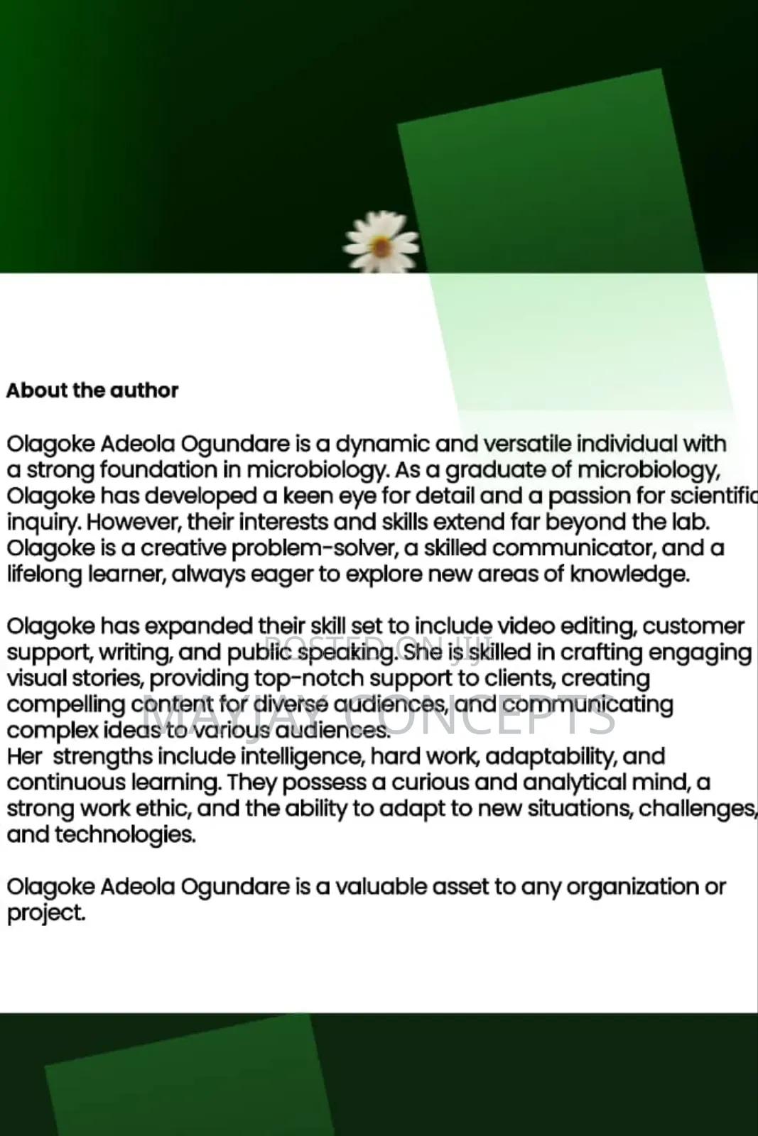 Self Revealed-Insightful Book by Olagoke Adeola Ogundare