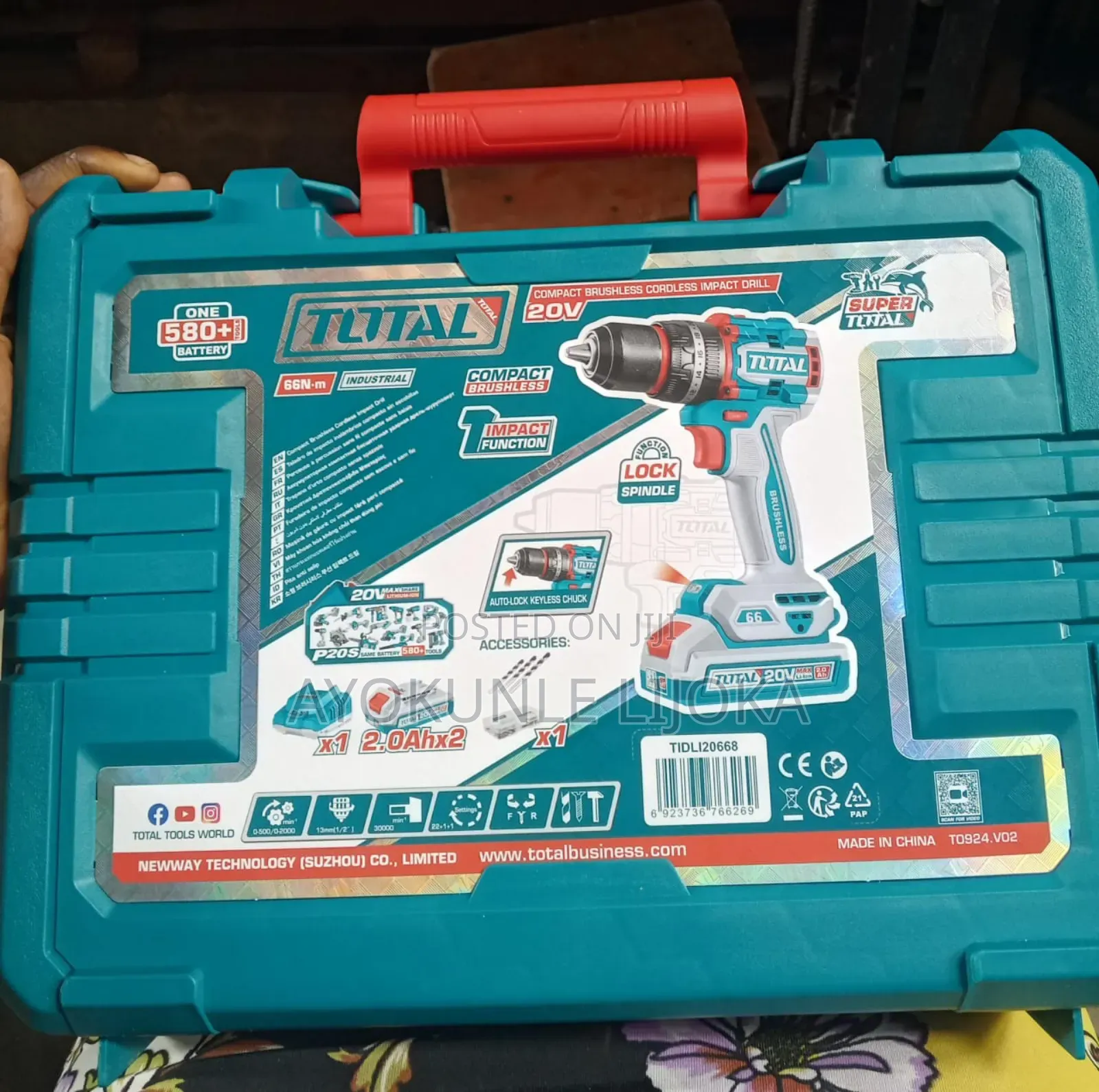 Total Drilling Cordless Machine