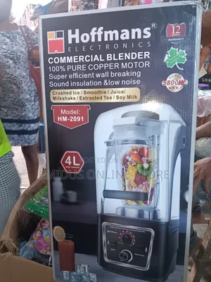 Hoffman 4 Liter Sound Proof Commercial Blender