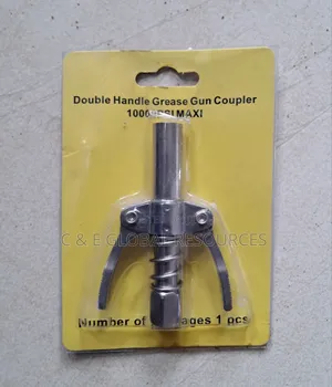 Double Handle Grease Gun Coupler (10,000 Psi Maxi)
