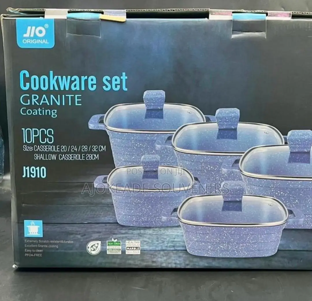 Jio 10pcs Granite Pot Set