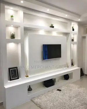Gypsum Tv Unit Console